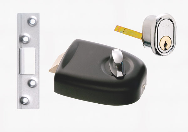 Kasselås 1601 sort/kr vrider/falle ud