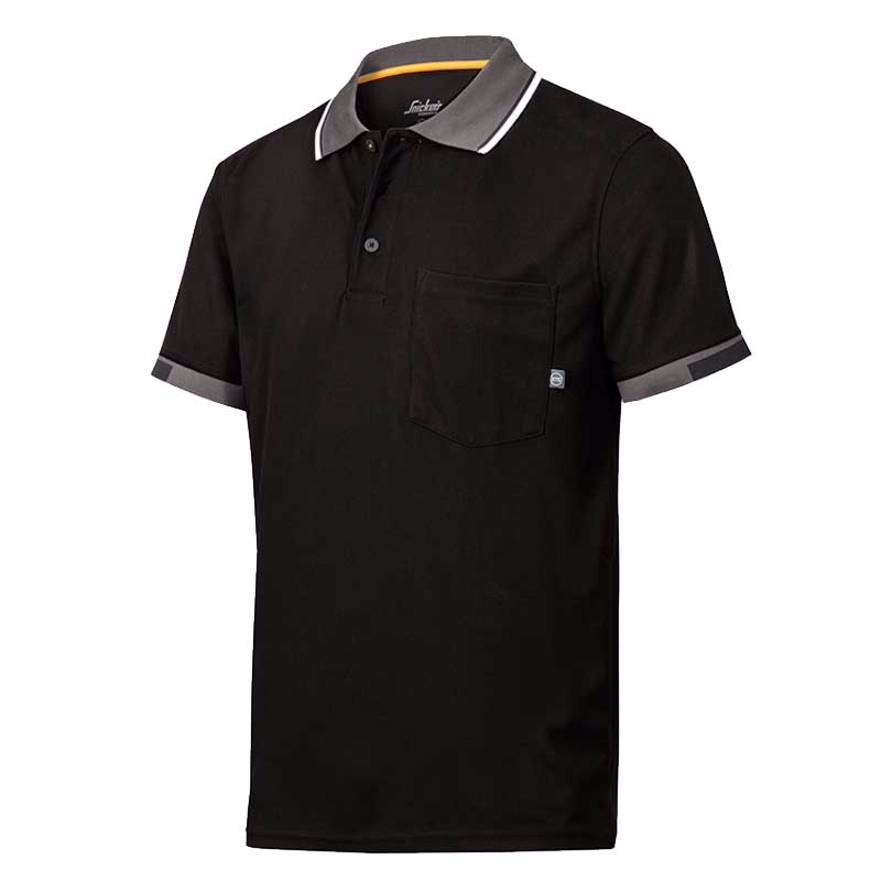 Polo shirt  2724 sort, Str. S