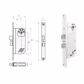 Assa Abloy - Låsekasse Assa 1560