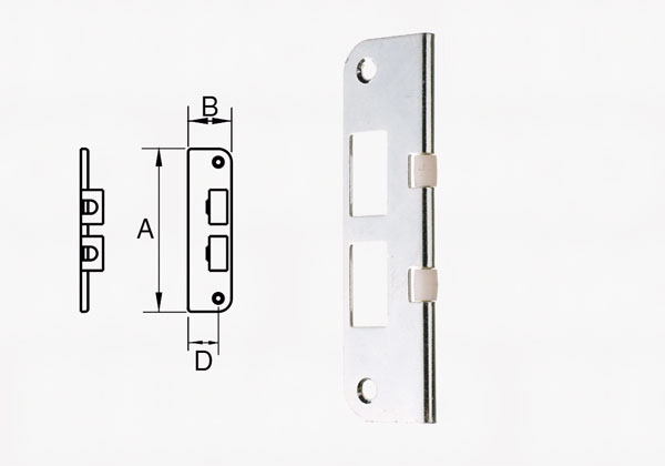 Slutblik m/nylonrulle 23923