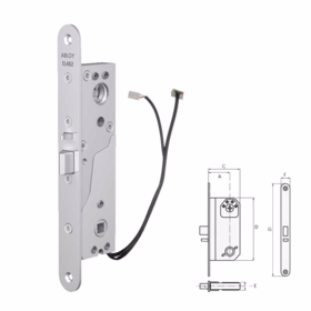 Assa Abloy - Fallelås EL482 - smalprofil