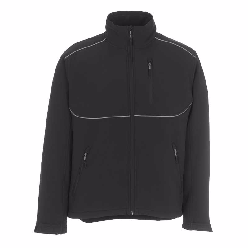 Softshell jakke 10001 sort, str. S