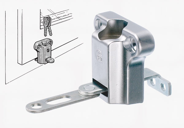 Vindueslås Hvid indg 2820  u/cyl