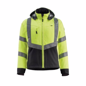 Mascot - Softshell jakke 15502 Hi-vis gul/sort