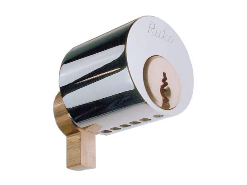 Cylinder rund 2608 kr t/gitterportlås 2 stk ensl.