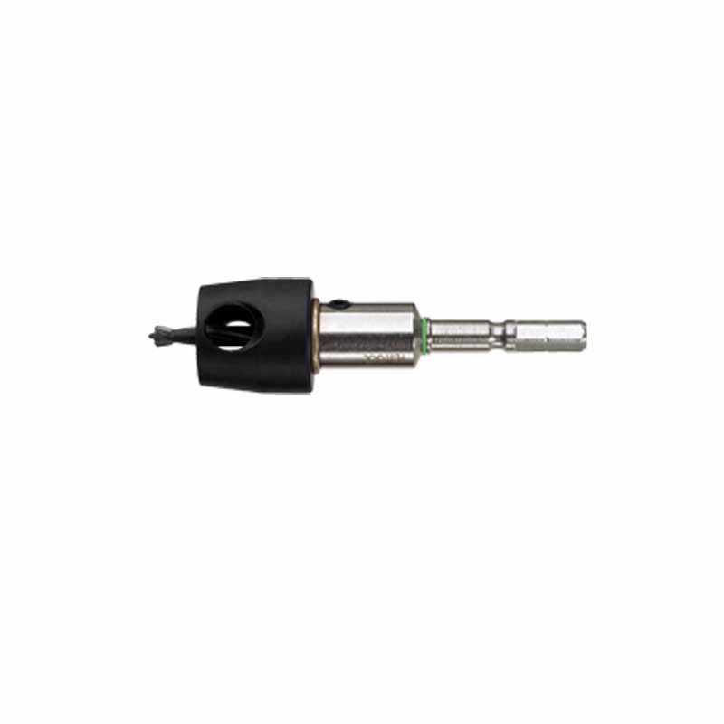 Boradapter m/dybdestop 5,0 mm