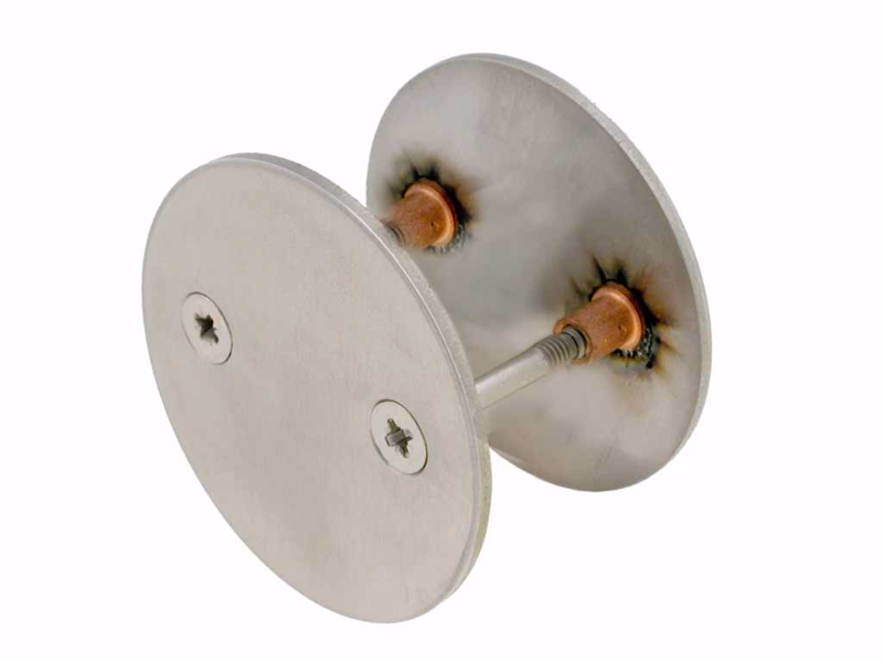 Blindskilte RS Ø53x2mm massiv cc30mm M4 8624-300