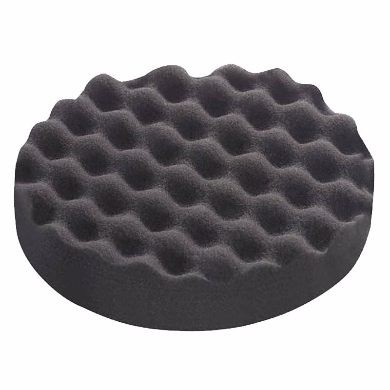 Polersvamp ø150mm, ekstra fin vaflet (sort) pk. á 1 stk