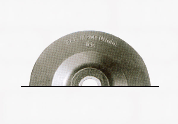 Gummibagskive m14 115mm 