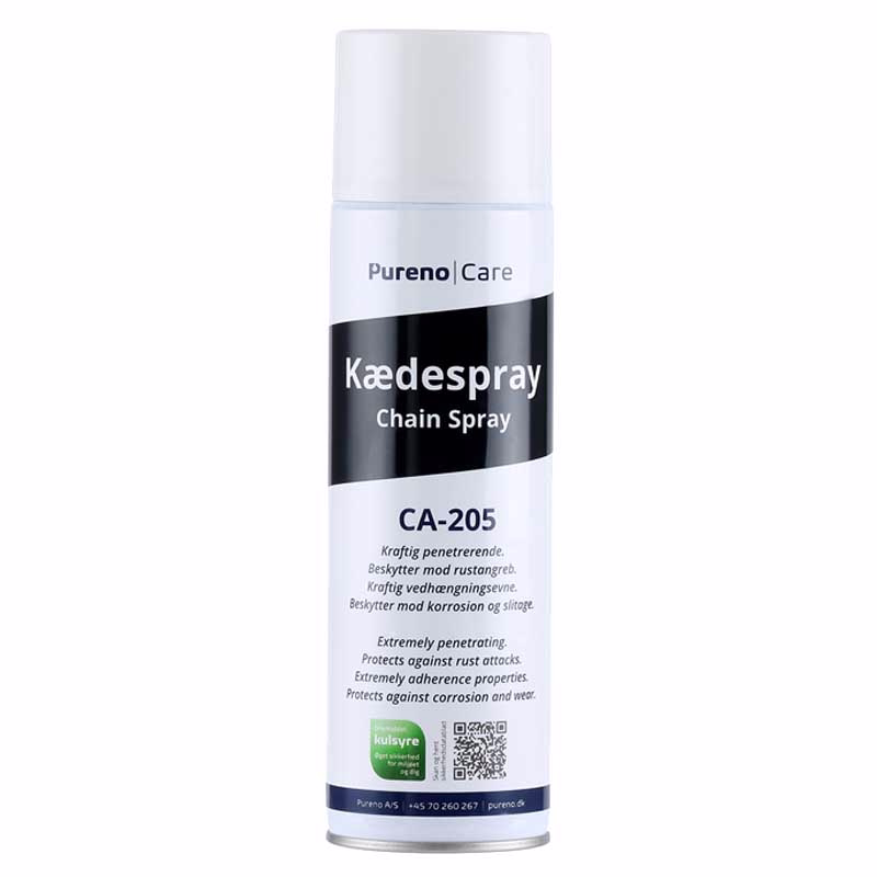 Kædespray CA-205, Kulsyre 500 ml