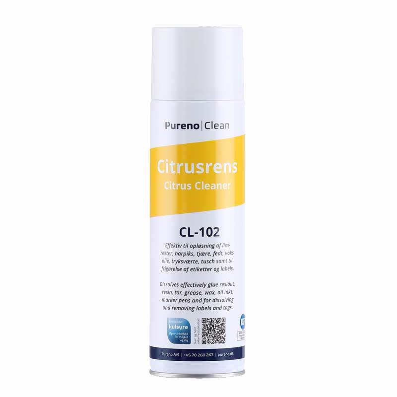 Afrenser Etiket Citrusrens CL-102, Kulsyre 500 ml