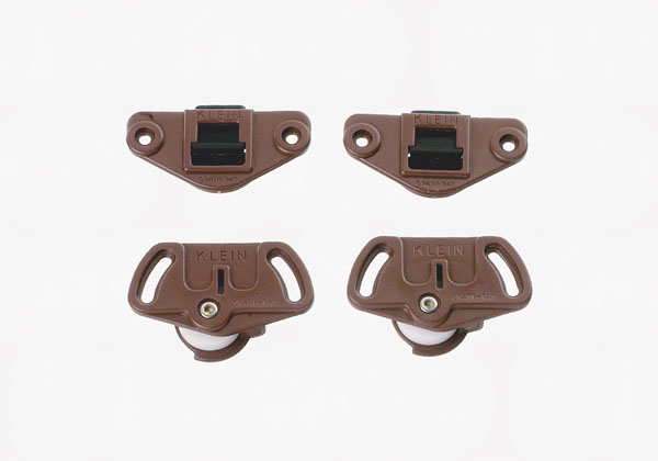 Beslagsæt til pvc skydedørsskinne, KG12