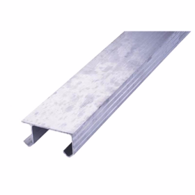 Svalk - Skydedørsskinne dobbelt alu, KG 20/30, á 3 m