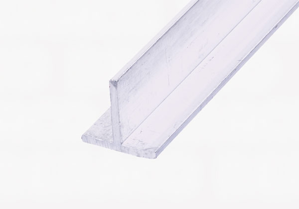 T-bundskinne alu 20x20x2x6000mm