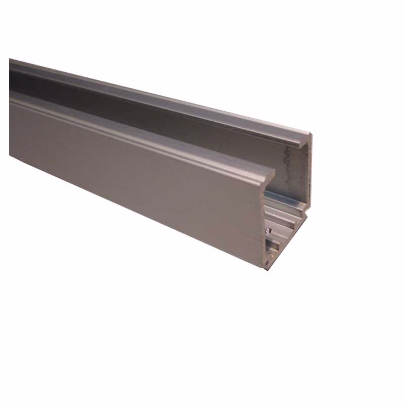 Skydedørsskinne 1280 Std. elox 60/120KG á 2 mtr.