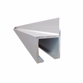 Terno - Skydedørsskinne H profil 160 kg