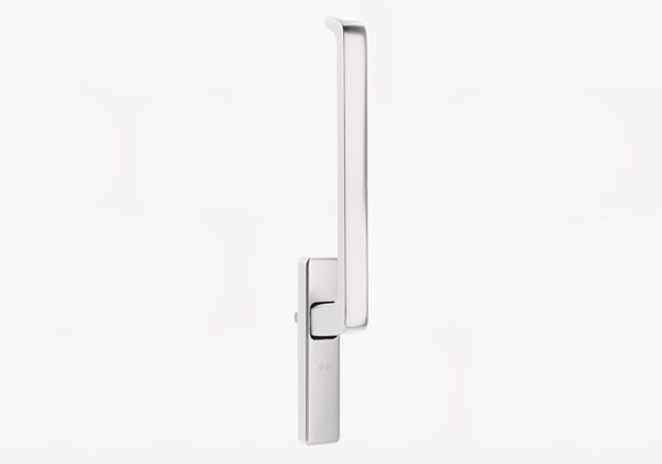 Hæveskydedørsgreb & Skål  K-13265 U/pz sølv EV1