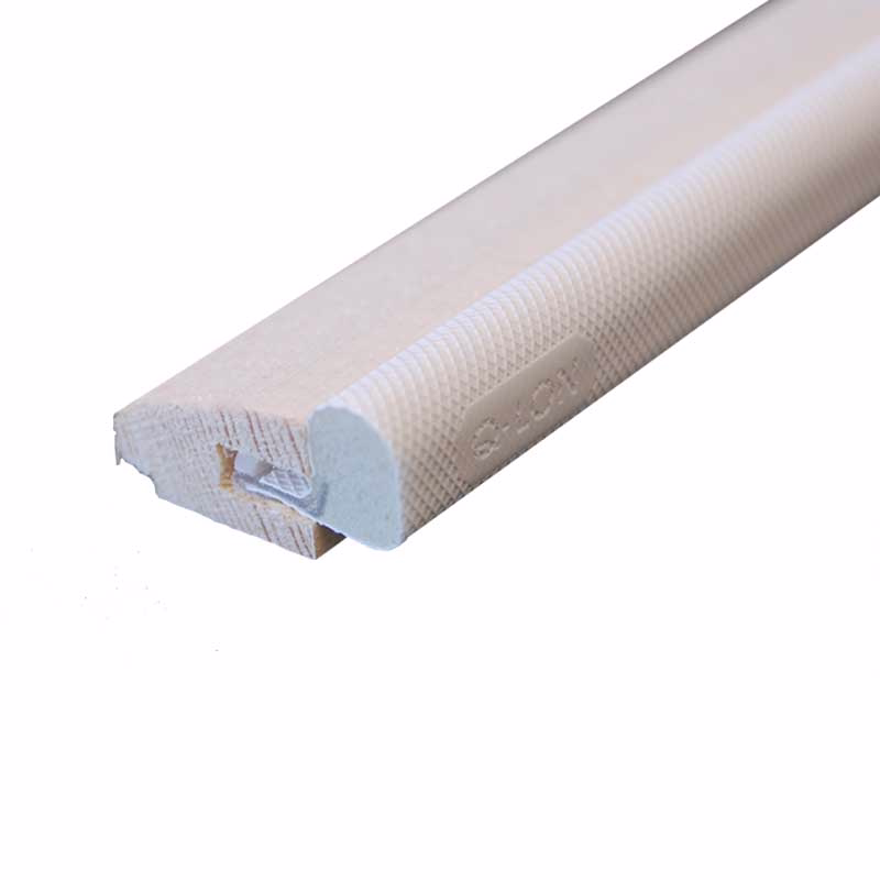 Tætningsliste træliste m/Q-lon hvid 12x21x2100mm