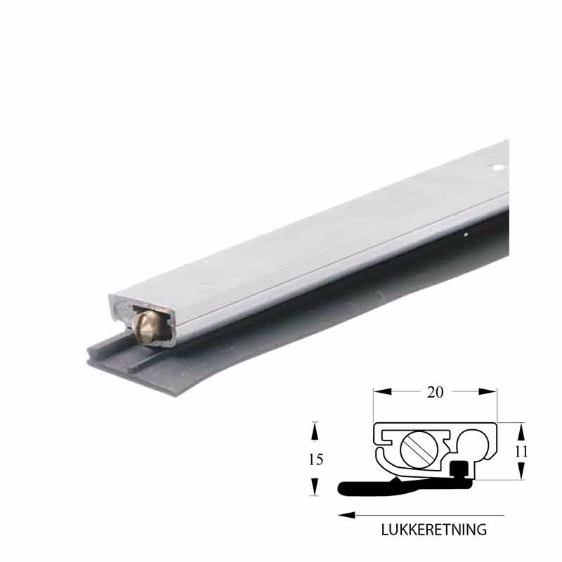 Dørtætningsliste 20x11x730mm "Total"