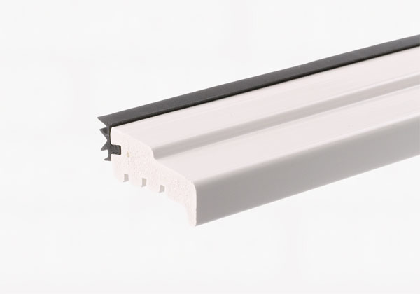 Bundglasliste hvid 19,3x13x2500mm