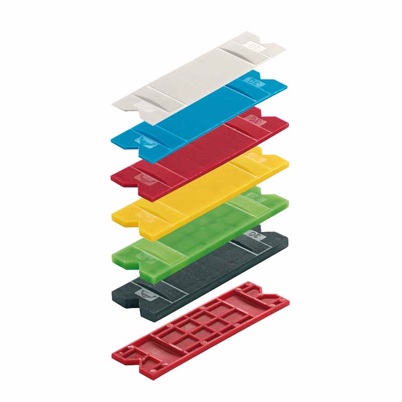 Glasklods GL-B rød m/bremse 100x40x3mm ks. 500 stk.