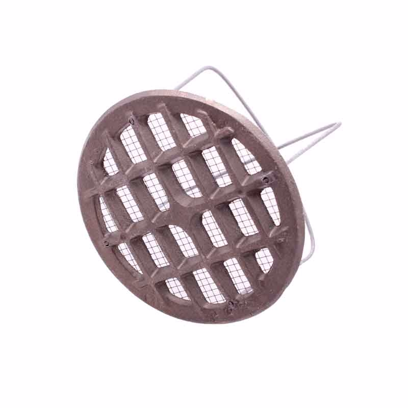 Ventilrist m/fluenet støbt ø77