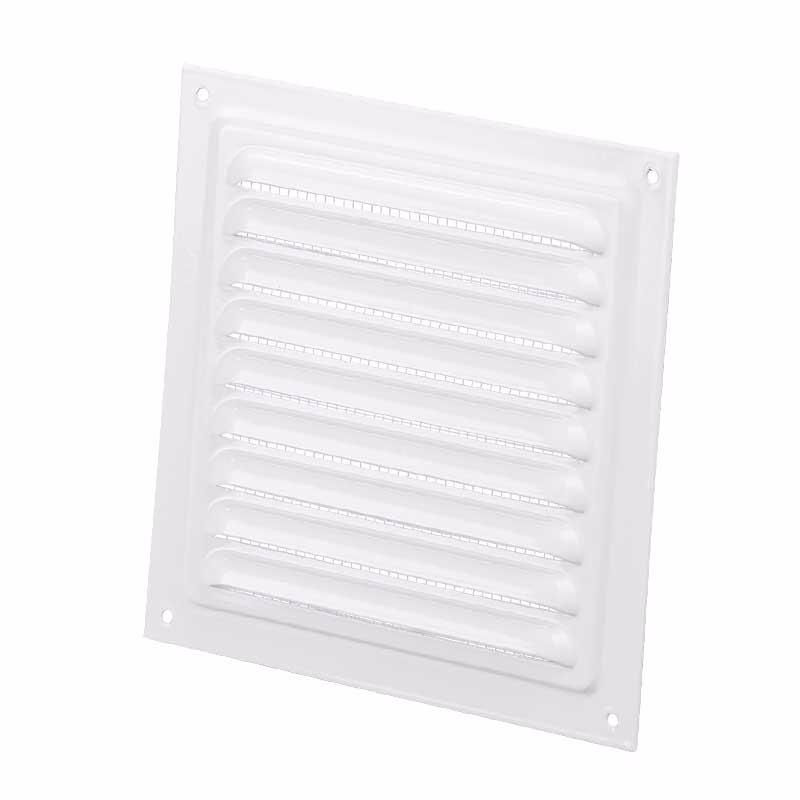 Jalousirist m/net hvid 125x125