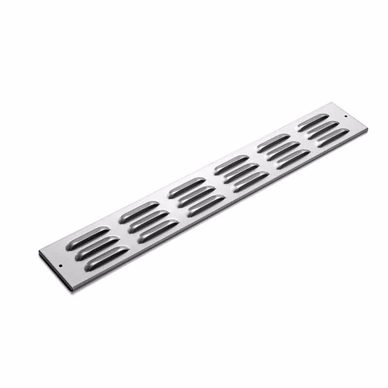 Ventilrist 90 x 580mm rustfri mat