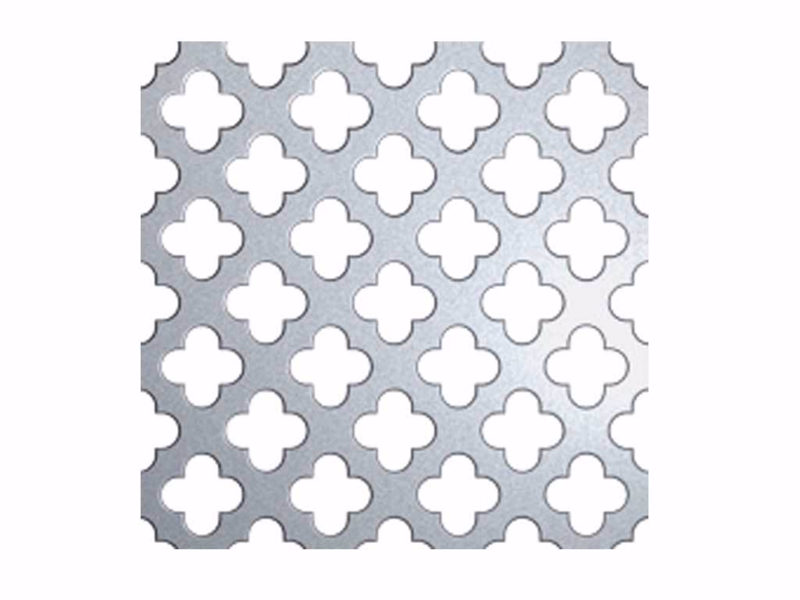Perforeret plade fzv kløver 2000x1000x1,0mm