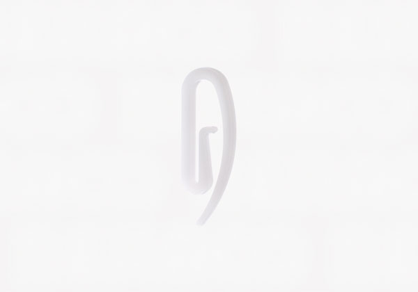 Hægter t/alu gardinstang á 100 stk