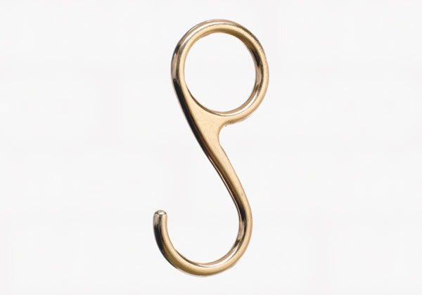 Rørkrog messing pol 25mm á 2 stk