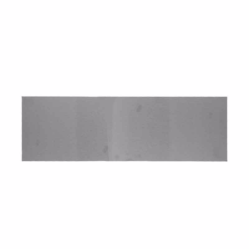 Sparkeplade rustfri stål A2 uden skruehuller 150 x 725mm