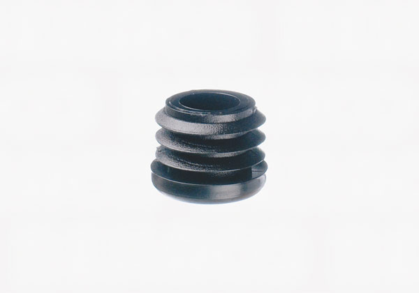 Dupsko plast sort Ø16mm 1,0-2,0mm á 20 stk