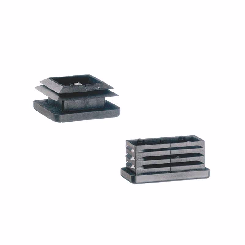 Dupsko plast sort 20x20mm 1,0-2,0mm á 20 stk