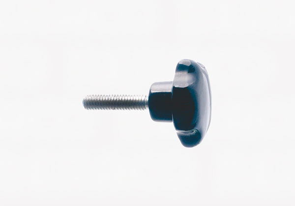 Stjernegreb sort Ø32mm M6x25mm