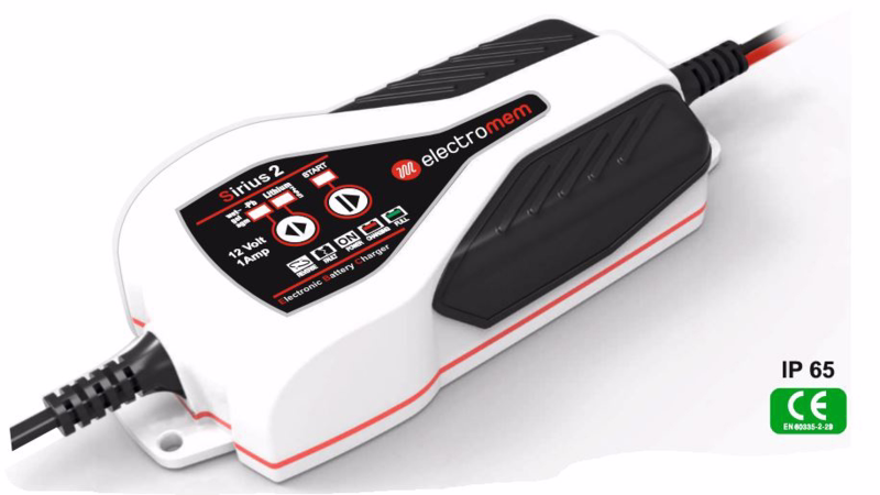 Batterilader Sirius 2 12V 1A