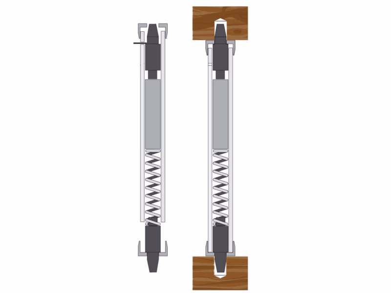 Tyverisikring hvid TS-4/90cm (70-90cm)