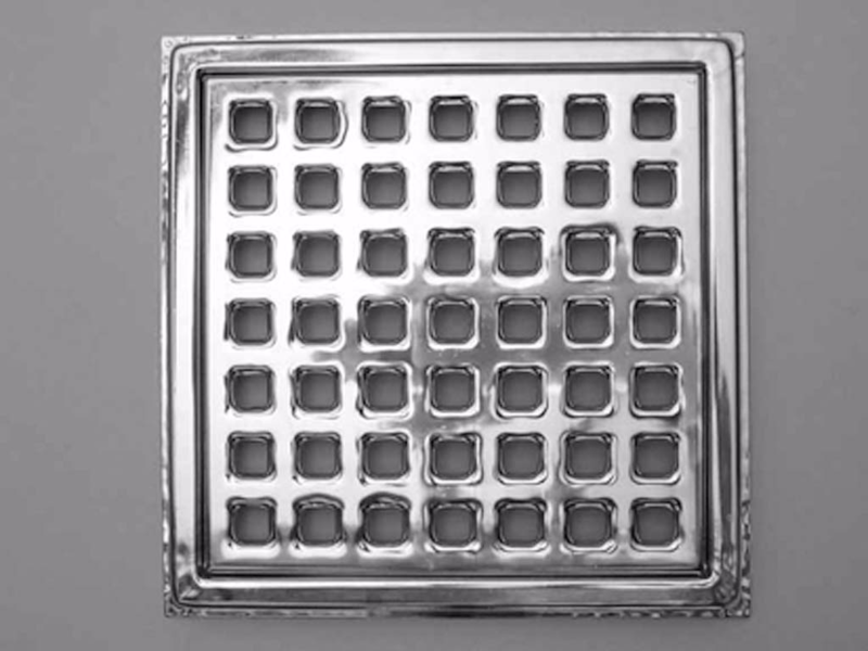 Rist m/løs ramme 136x136mm