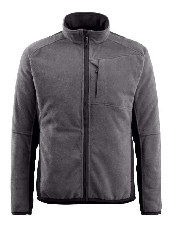 Jakke Hannover fleece mørk antracit/sort str. 2XL