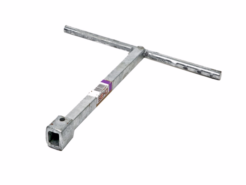 T-nøgle stål t/16 mm spindel