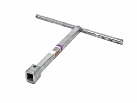   - T-nøgle stål til spindel