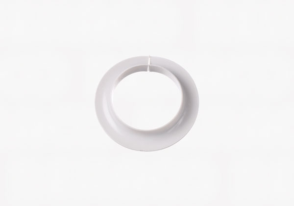 Rørkrave hvid 1/4" - 11mm á 5 stk