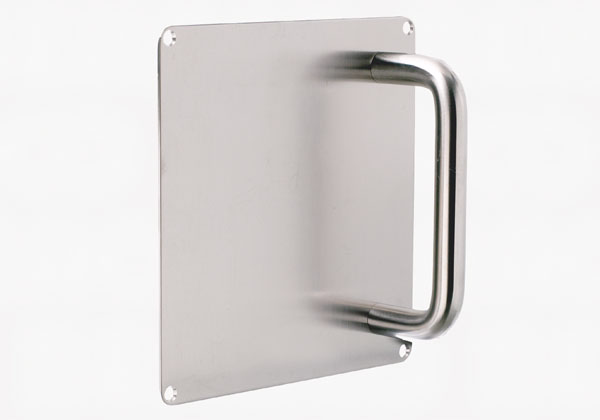 Dørhank RS lige Ø16x125mm på skilt 175x170x2mm 1591.00