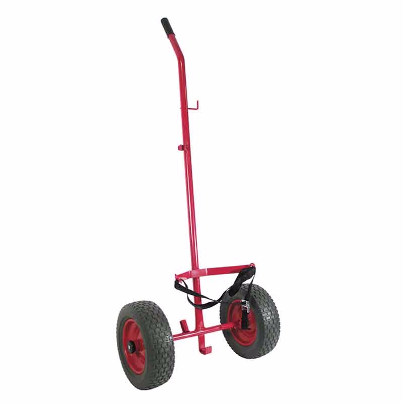 Flaskevogn m/punkterfri hjul