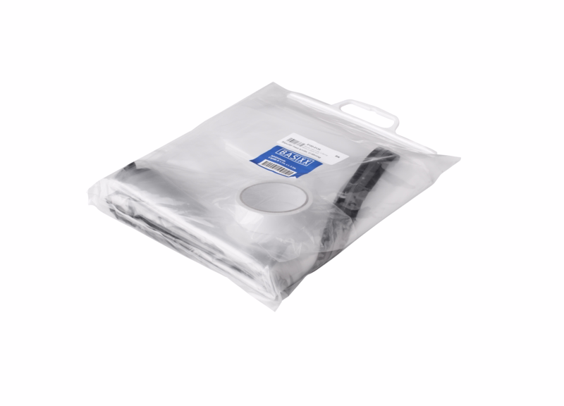 Støvdør med lynlås, U-åbning