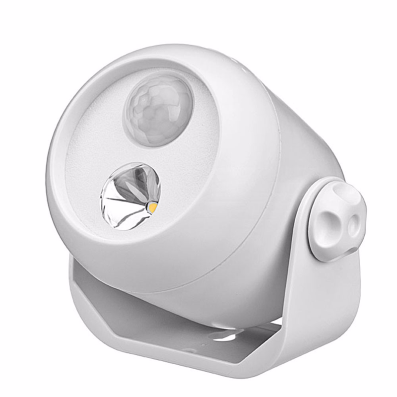 Lampe m/sensor Hvid, 80 lumen