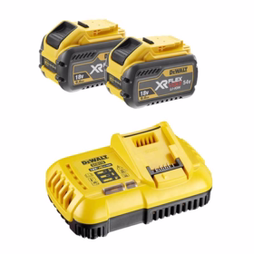 DeWALT - Oplader XR DCB118X2 med 2 batterier