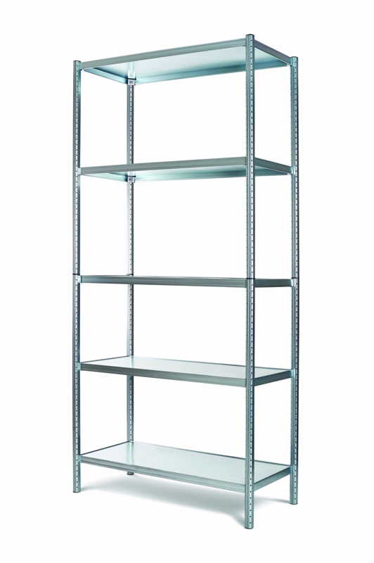 Stålreol S450 31cm - 5 hylder