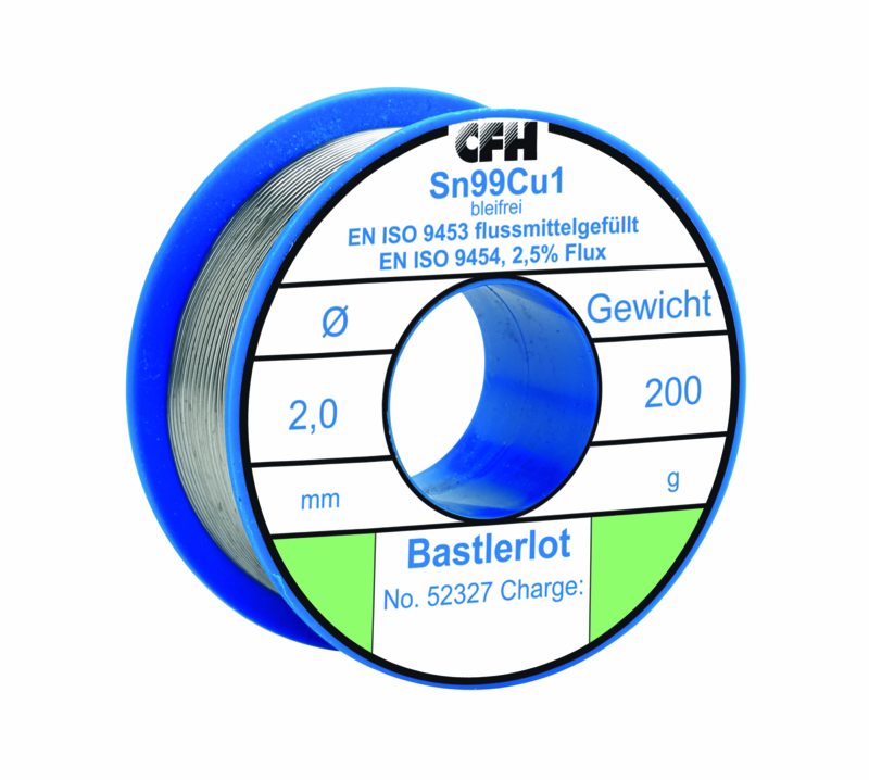 Loddetin BL 329 universal Ø2,0 mm - 70g. Blyfri Sn99Cu1