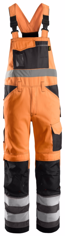 Overall 0113 Hi-vis orange/gråmeleret, str. 96